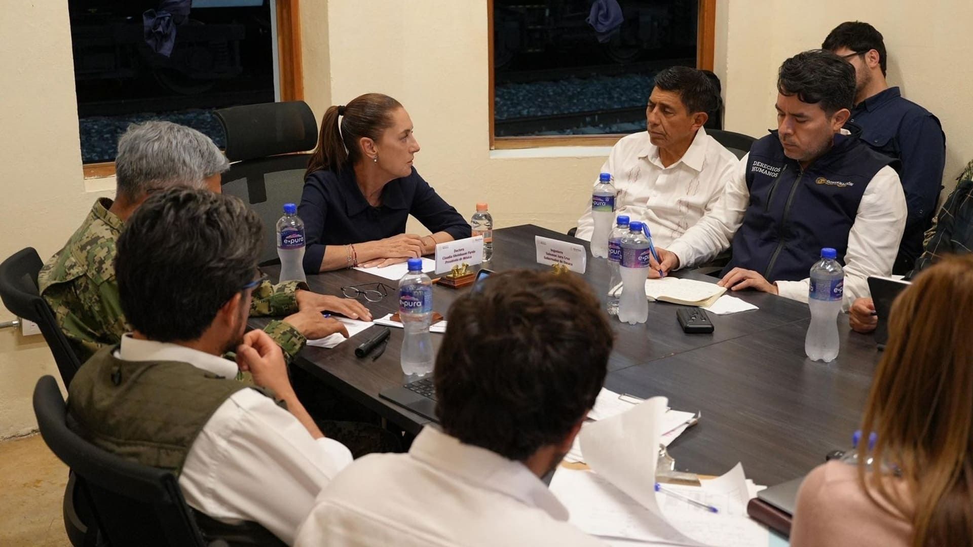 Claudia Sheinbaum: “Estamos atentos a los trabajos de la Semar” tras accidente del Tren Transístmico