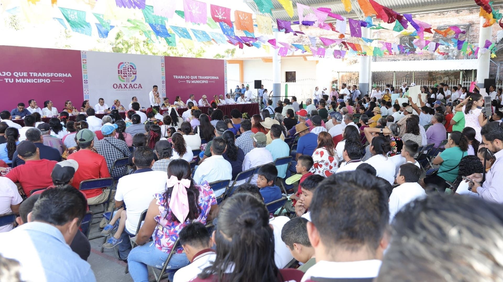 “Nuestro gobierno es cercano al pueblo”: Jara Cruz en Santa María Mixtequilla