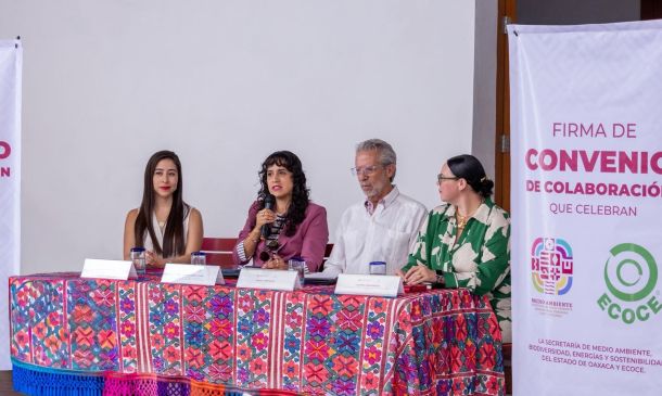 Gobierno de Oaxaca y ECOCE firman convenio para impulsar la educación ambiental