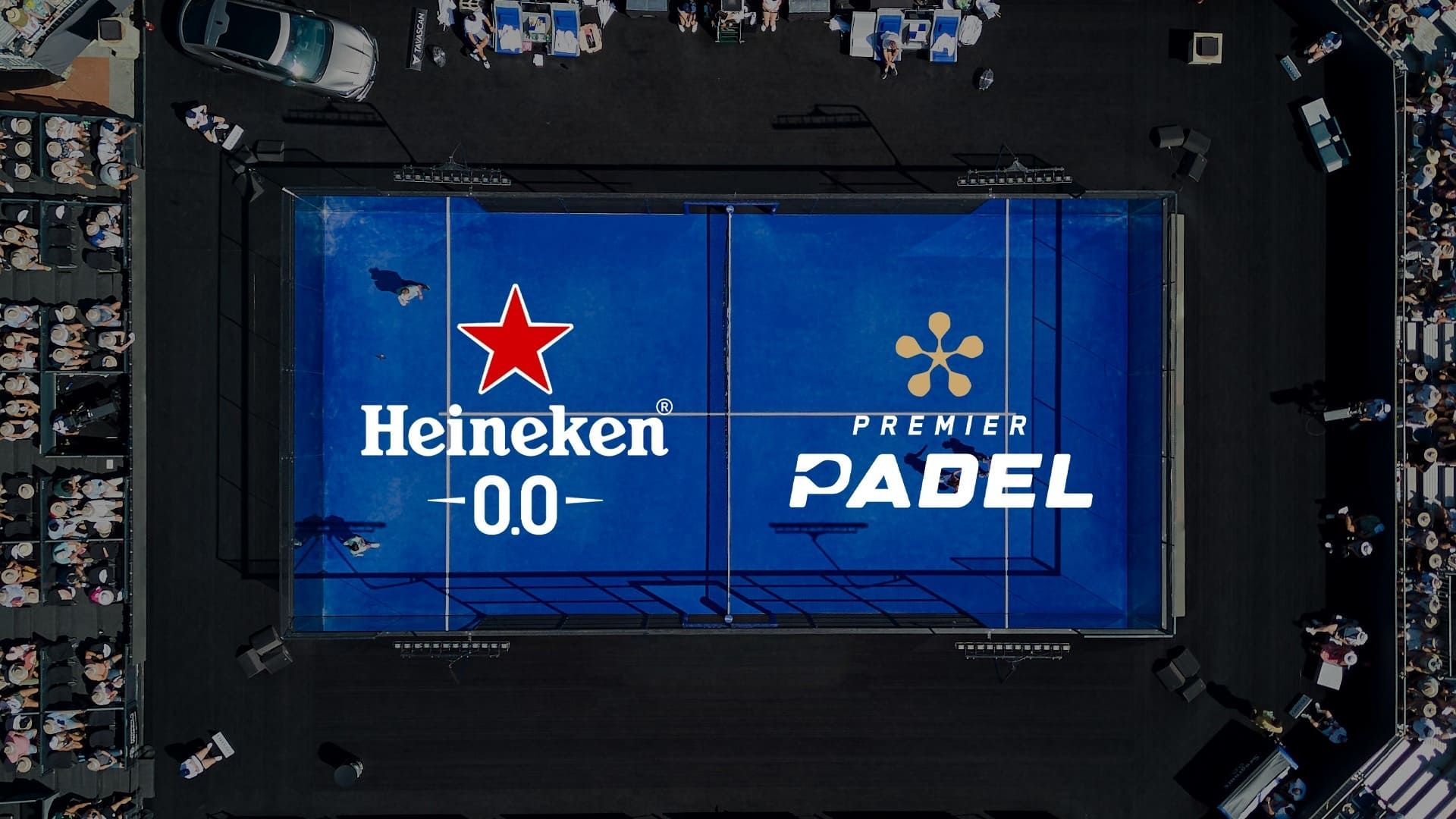 Heineken 0.0 firma una asociación global con Premier Padel