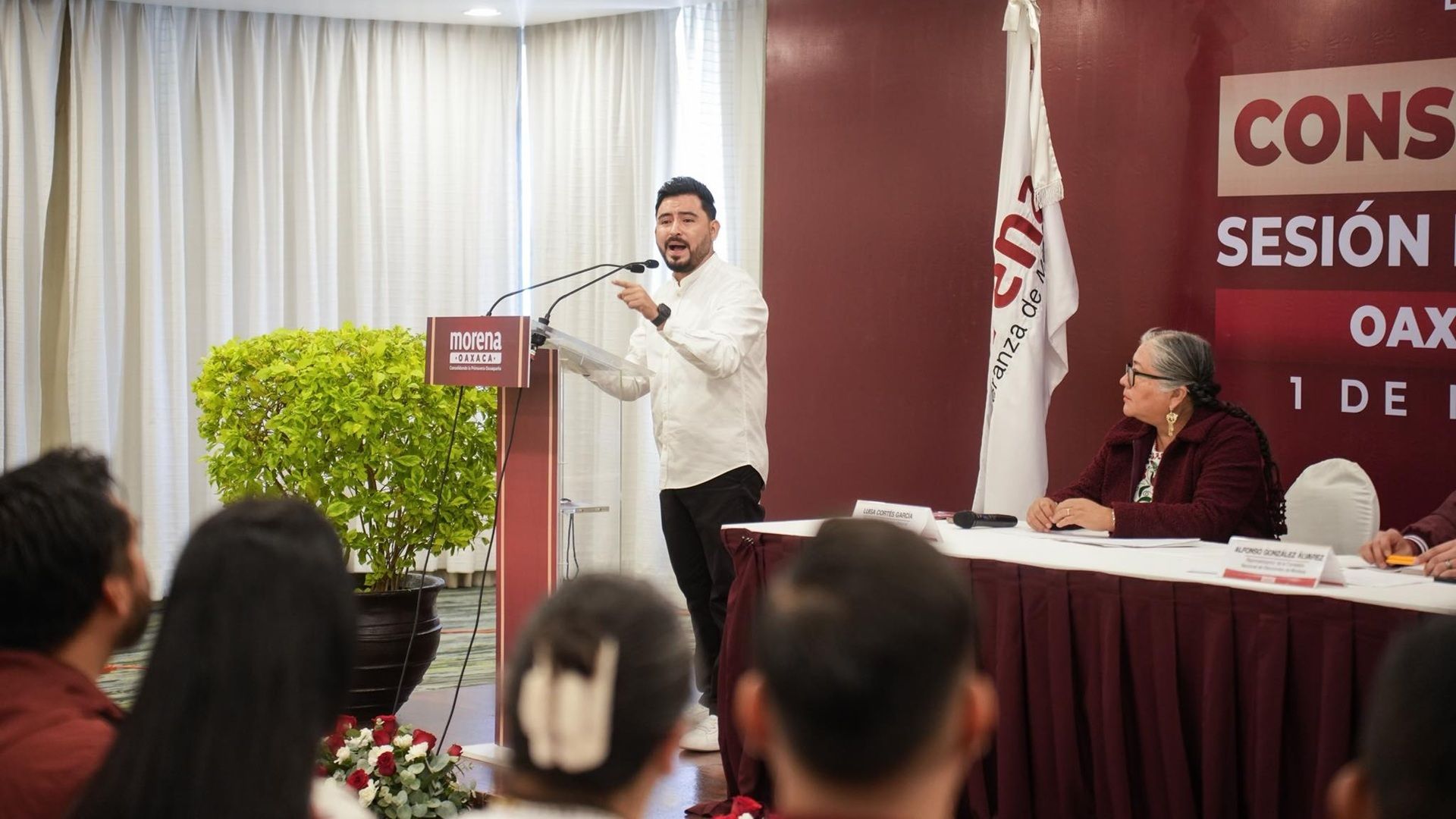 Morena Oaxaca renueva dirigencia y nombra a Alejandro Velasco Armas como presidente