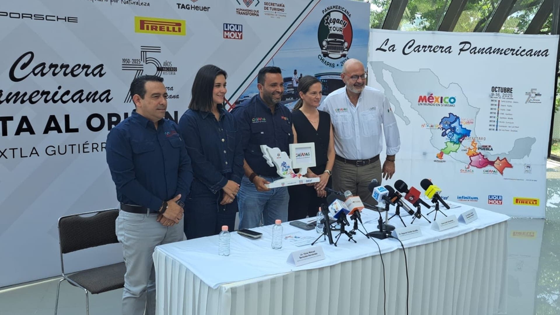 La Carrera Panamericana regresa a Chiapas tras 10 años de ausencia