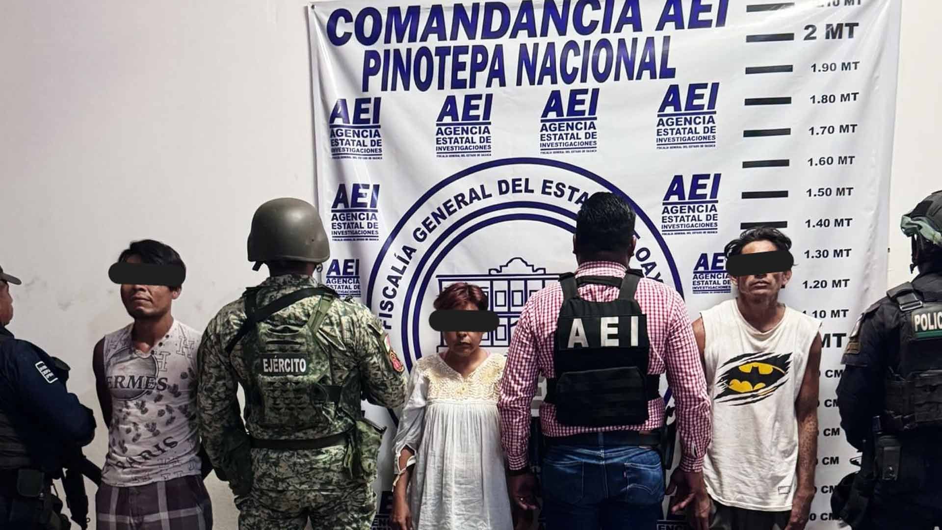 Fiscalía de Oaxaca intensifica operativos contra narcomenudeo en la Costa: detienen a tres personas con posesión