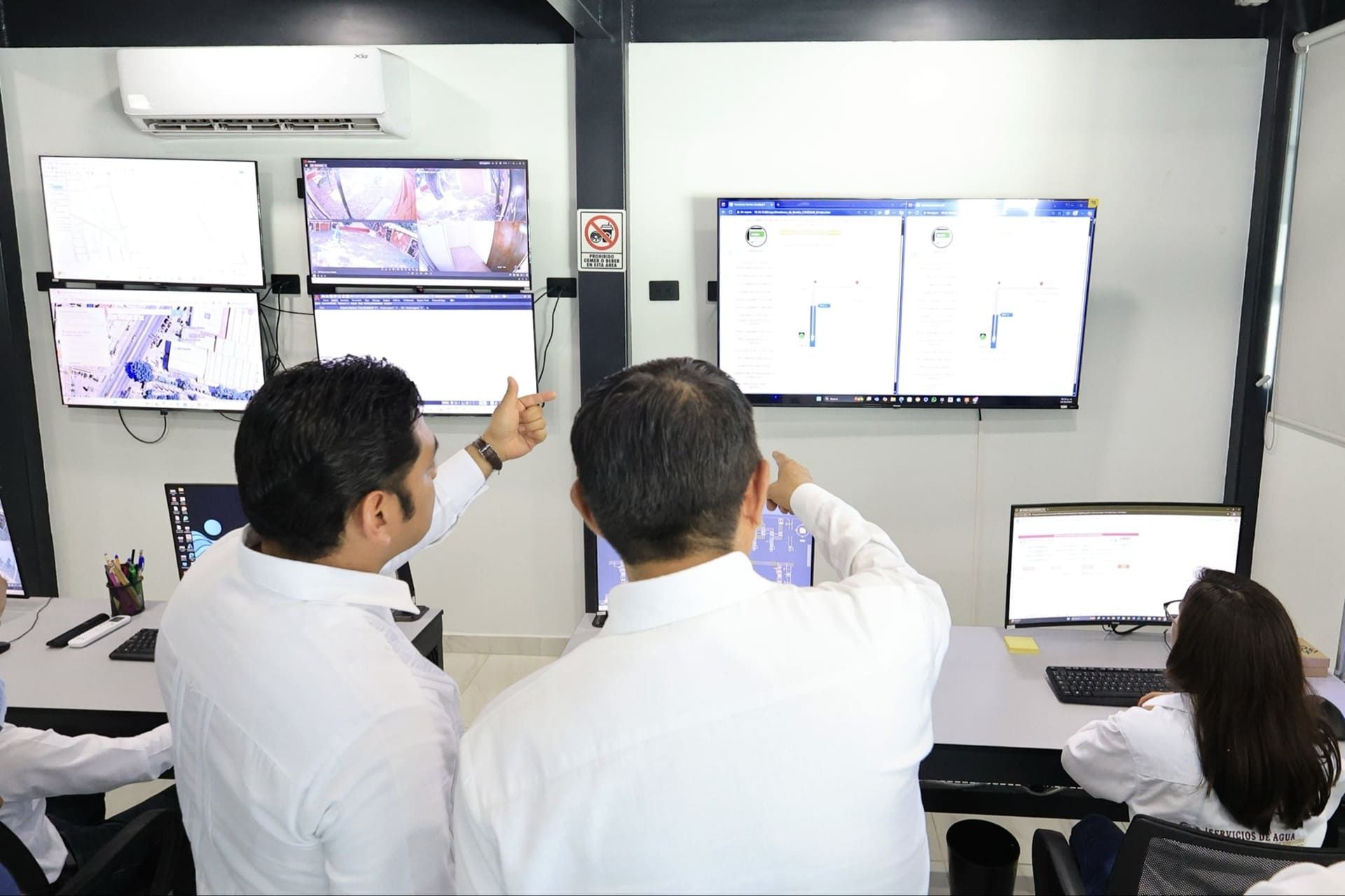 Modernizan distribución de agua en la capital con el nuevo Centro de Monitoreo Acuífero Interconectado