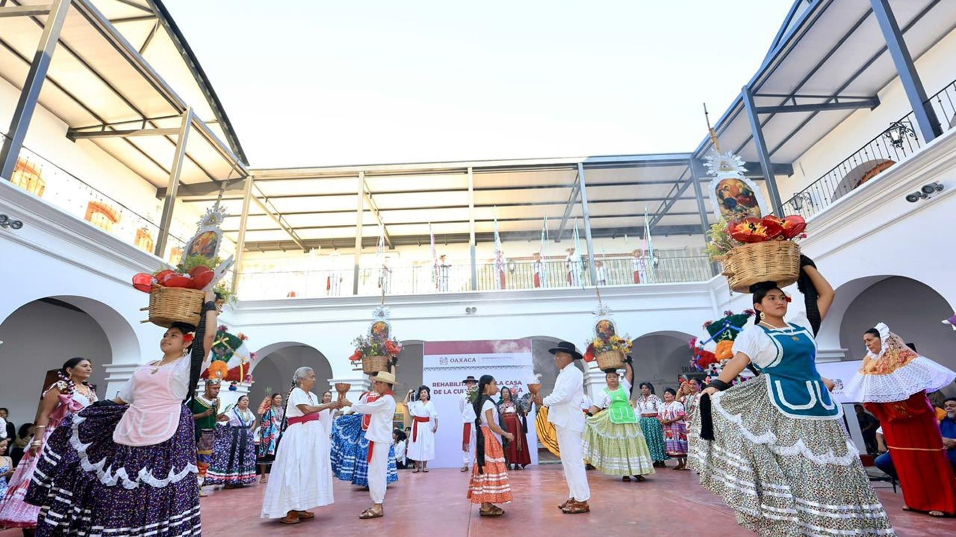 Gobierno de Oaxaca invierte 6.4 mdp en rehabilitación de la Casa de la Cultura Oaxaqueña
