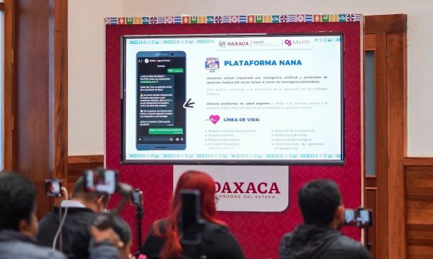 Oaxaca presenta médico virtual “Nana” y app del BinniBus para mejorar atención médica
