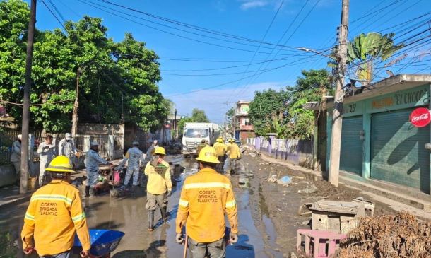 Brigadistas de Coesfo seguirán en Veracruz en apoyo a damnificados