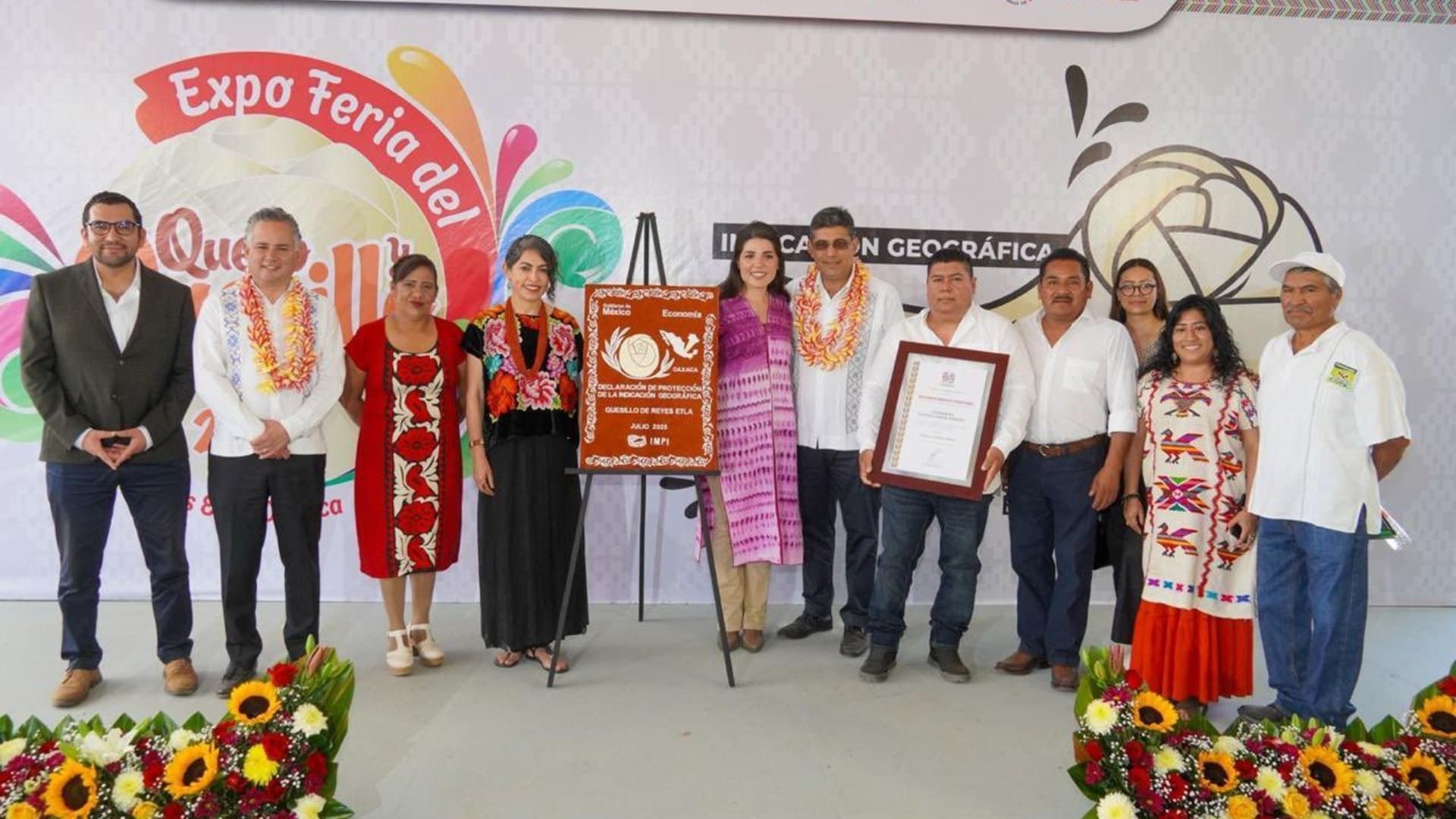 Distintivo al quesillo de Oaxaca, creación de Leobarda Castellanos García