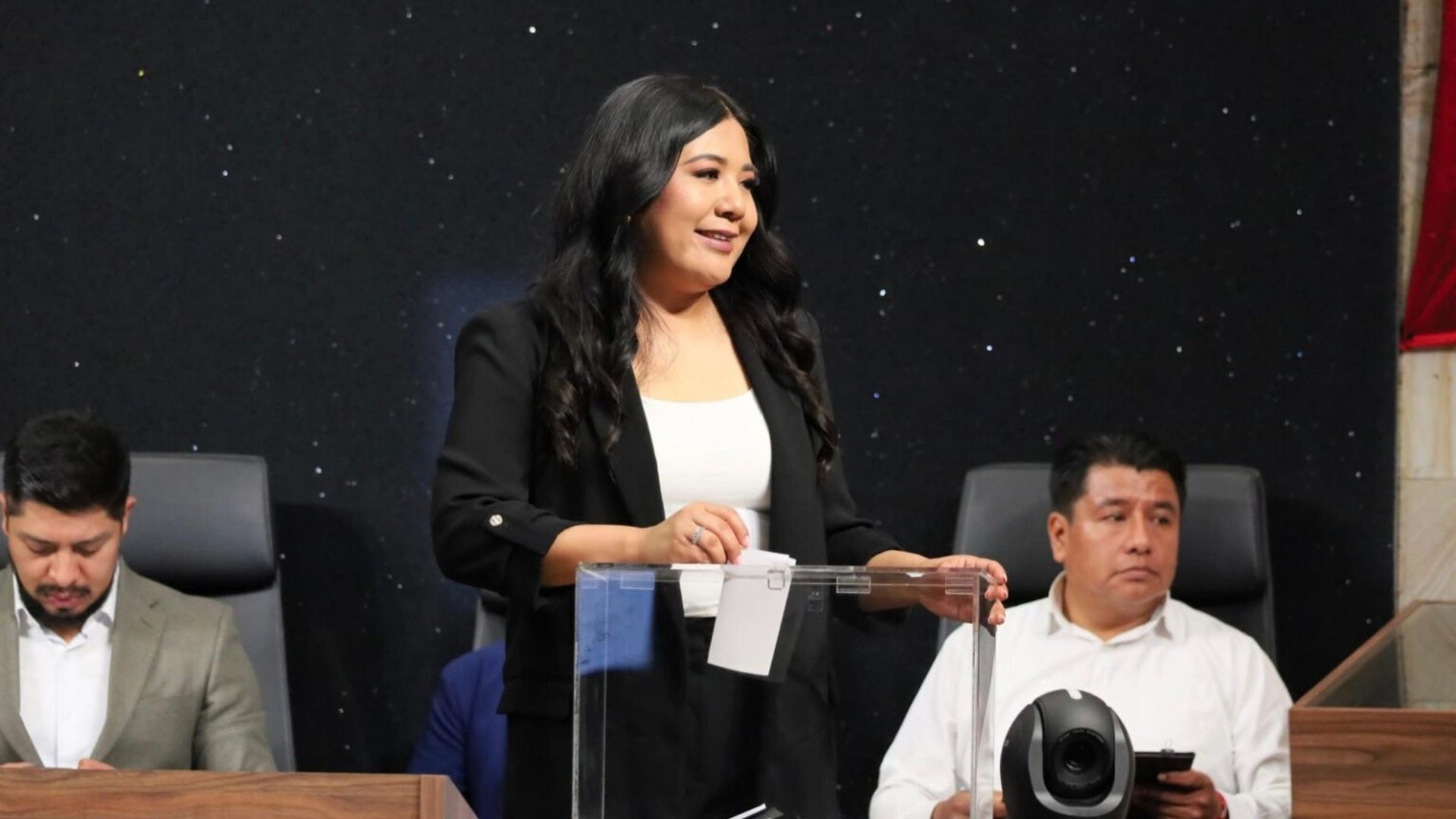 Tania Caballero, presidenta de la Jucopo, ofrece “trabajar con honestidad” por Oaxaca