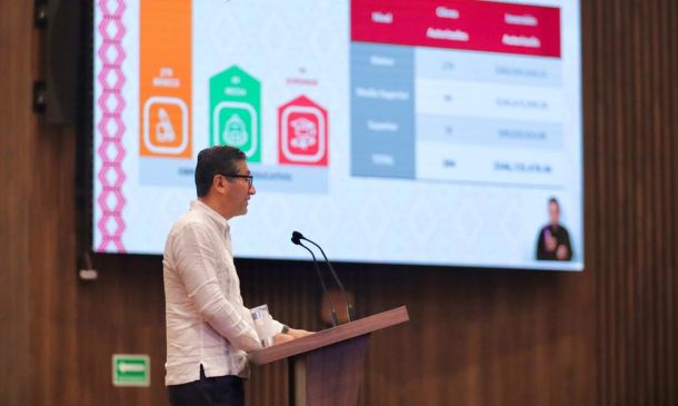 Empresas oaxaqueñas ejecutaron 99% de la infraestructura educativa en 2025: López Jarquín