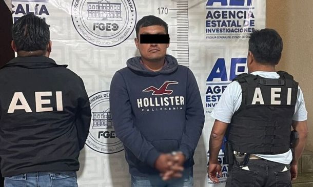 Detienen a hombre por robo de motocicleta en San Pablo Huitzo