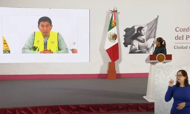 “Huracán Erick entró por Corralero”: Sheinbaum; reportan afectaciones en Río Grande, Chacahua y Pinotepa Nacional